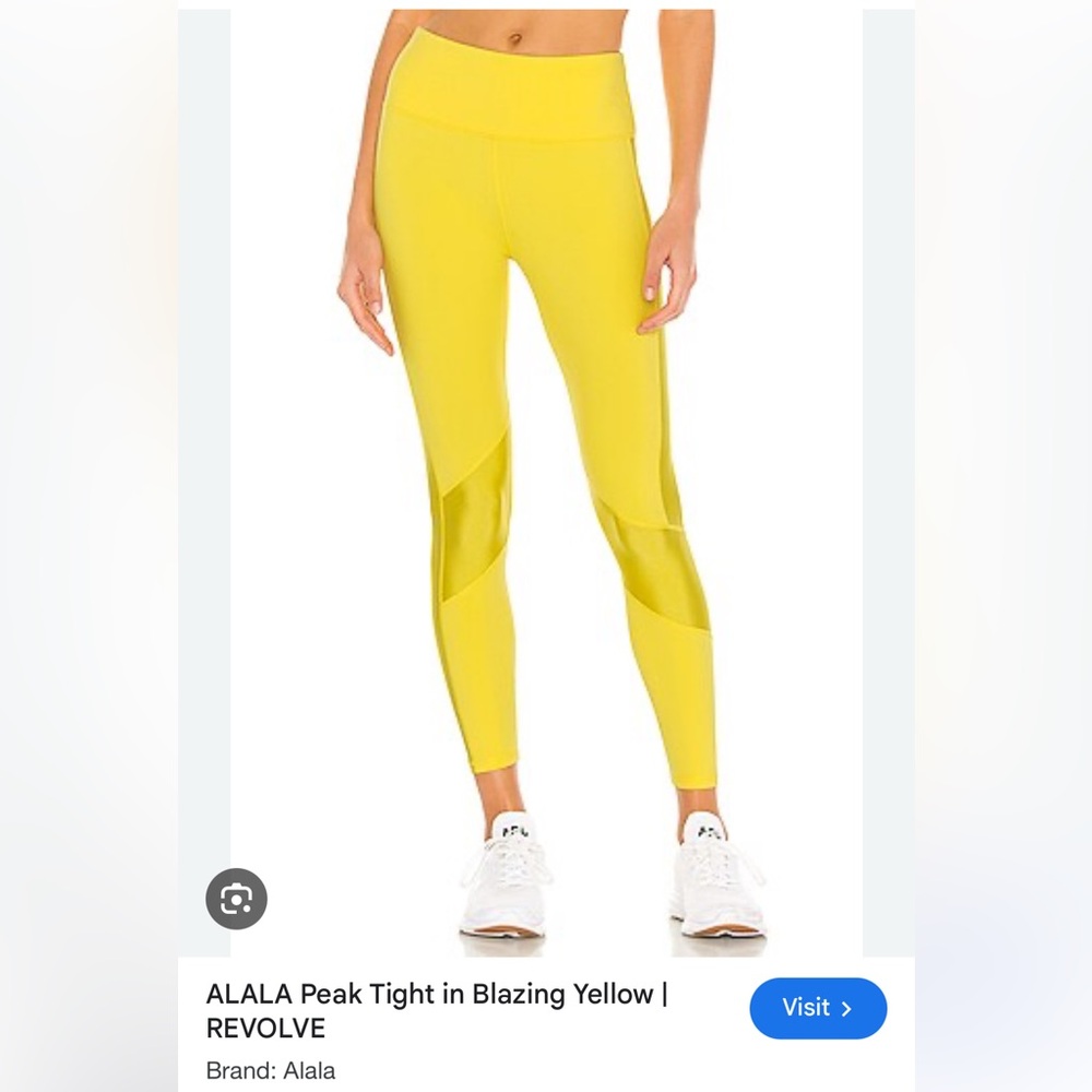 Alala bright yellow leggings